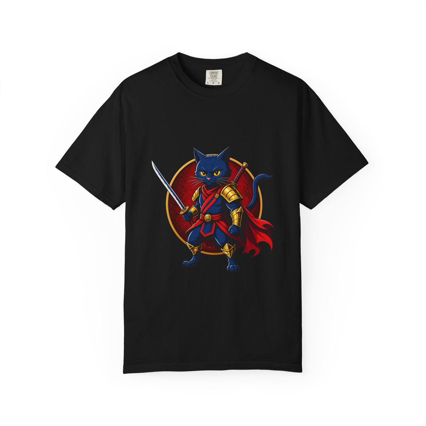 Warrior Cat Samurai T-Shirt Graphic