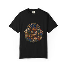 Quilted Alpine Telescope Elk T-Shirt Graphic