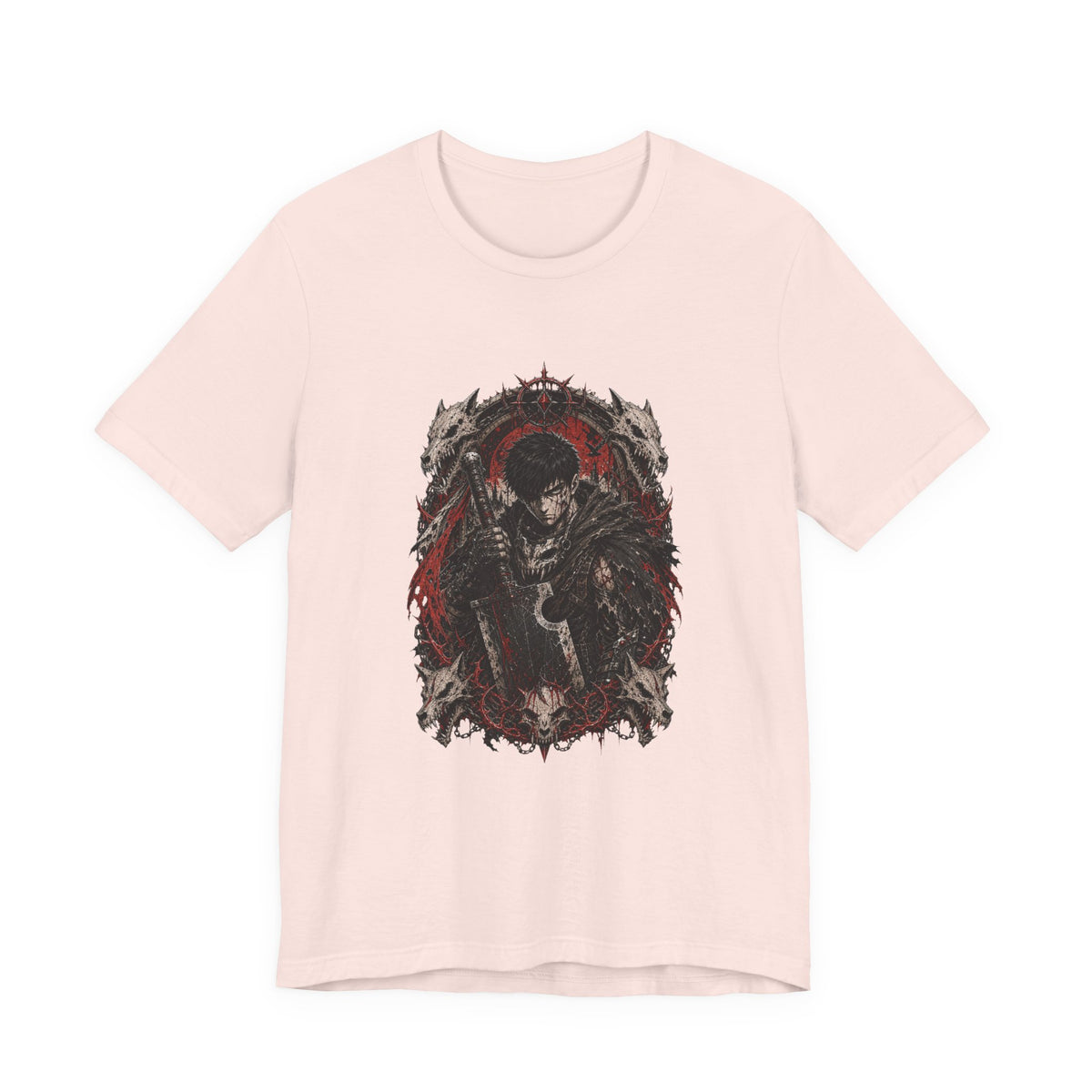 Iron Wolf Swordsman T-Shirt Graphic