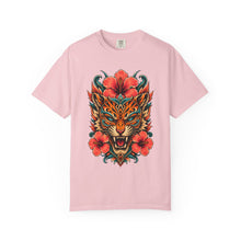 Hibiscus Tiger Mask Graphic Tee