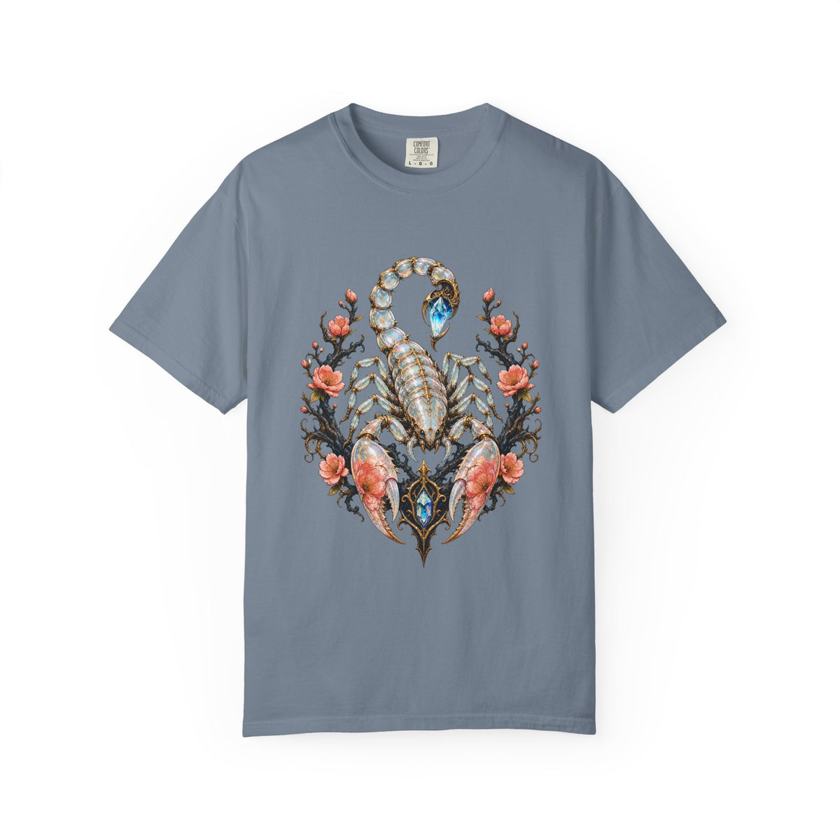 Glass Peach Scorpion Graphic Tee