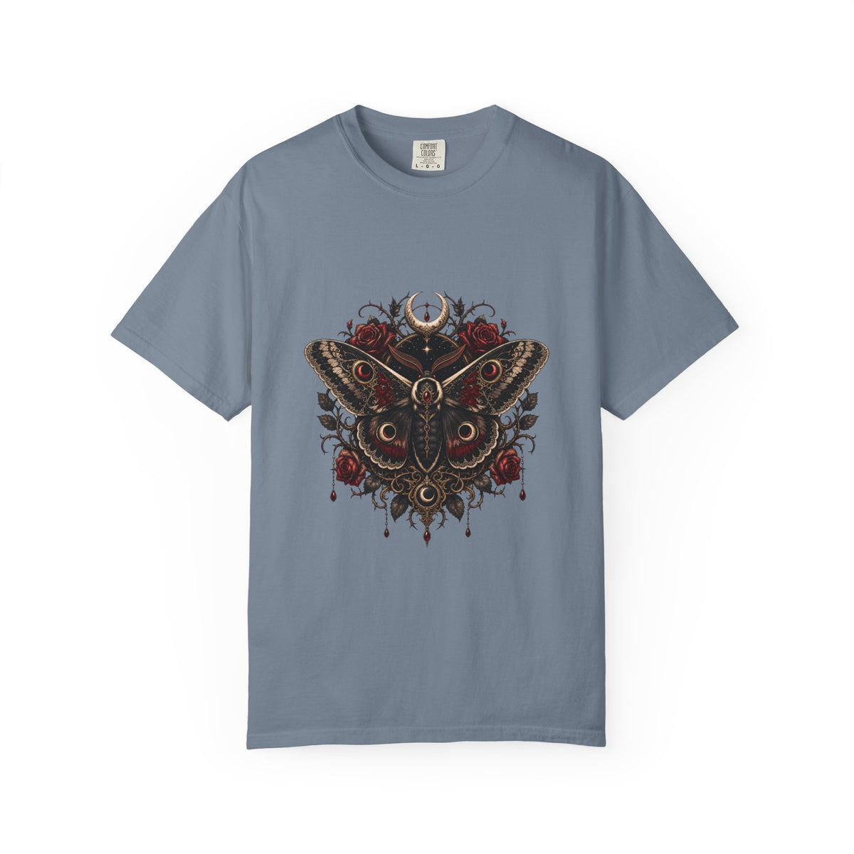 Gothic Moth Oracle T-Shirt Graphic