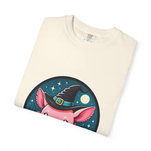 Cute Witch Axolotl Emblem T-Shirt Graphic