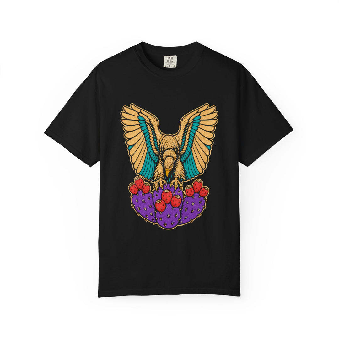 Prickly Pear Vulture Embroidered Western Graphic Tee