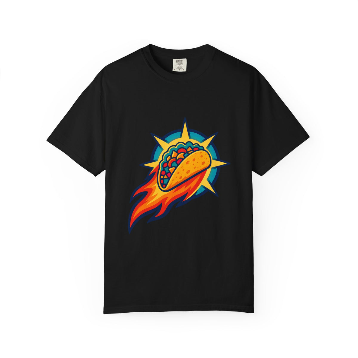 Cosmic Taco Comet Retro Graphic Tee