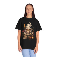 Cozy Haunted Teacup T-Shirt Graphic
