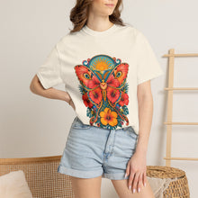 Psychedelic Hibiscus Oracle Moth Graphic Tee
