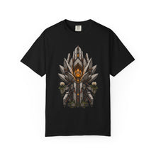 Brutalist Concrete Lotus Mech T-Shirt Graphic