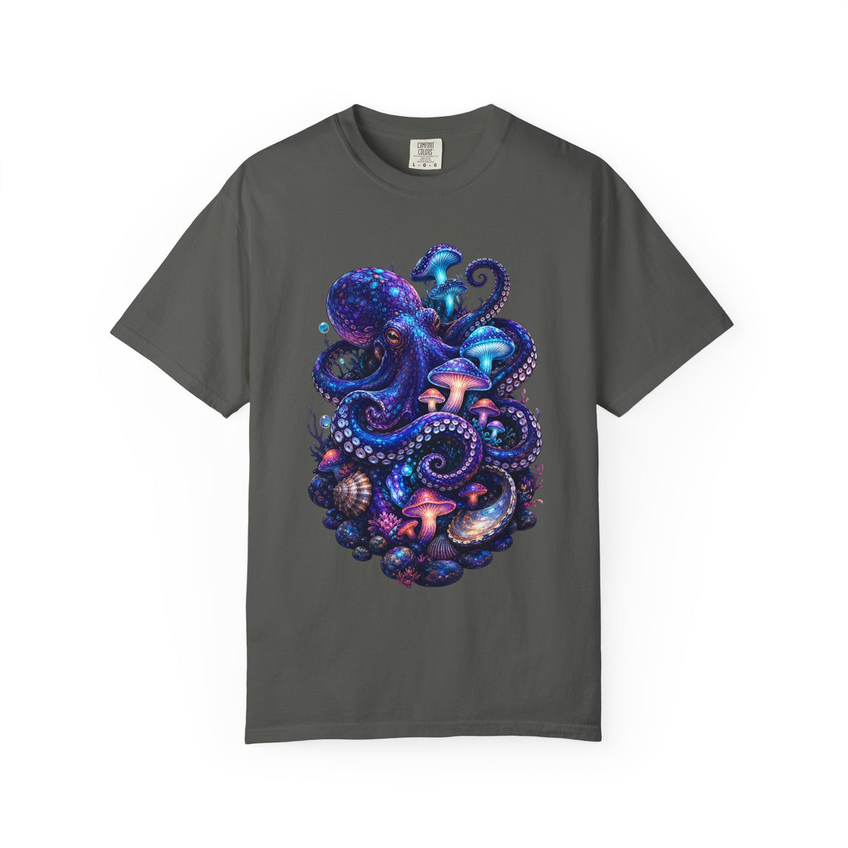 Bioluminescent Octopus Tidepool Graphic Tee