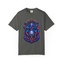 Neon Reef Octopus Shrine T-Shirt Graphic