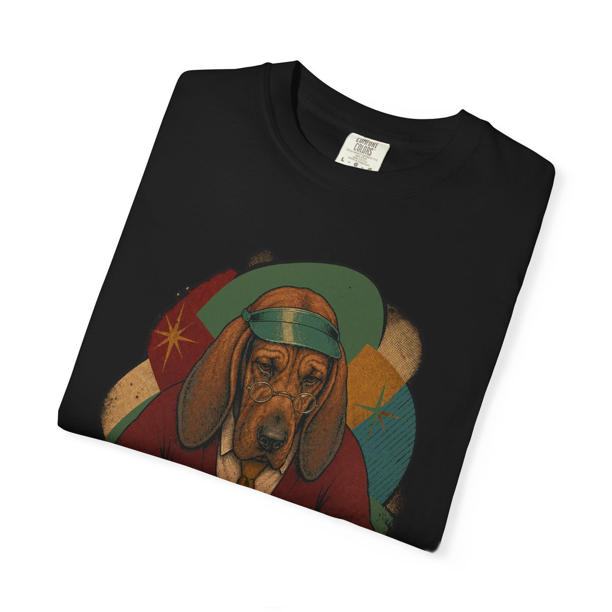 Bloodhound Card Counter Vintage Poker Graphic Tee