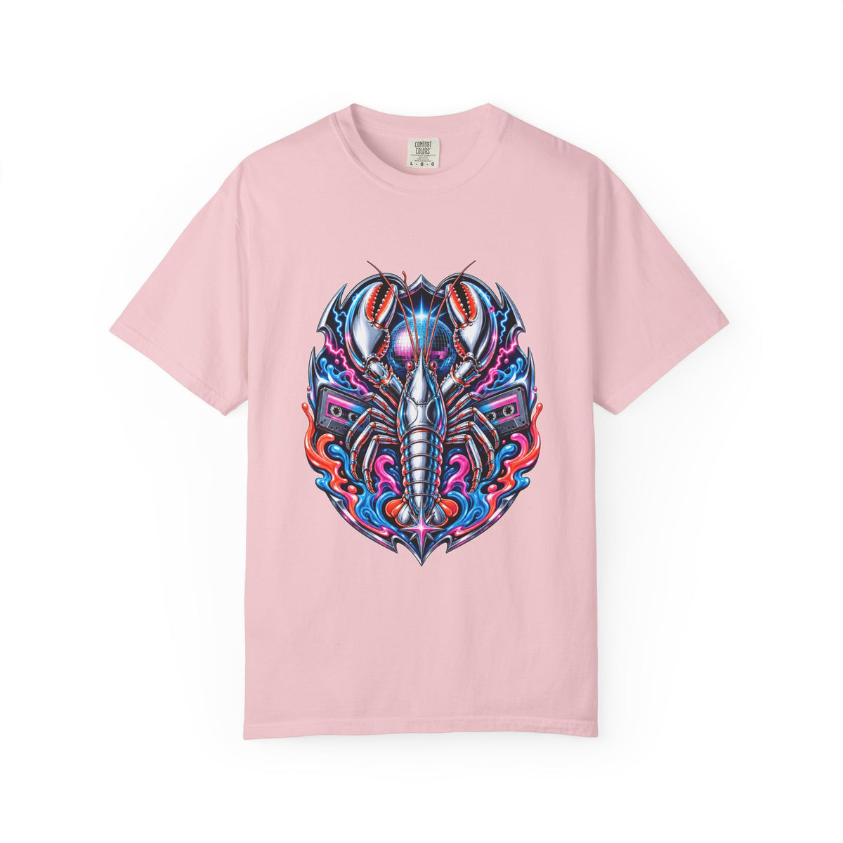 Chrome Lobster Rave Crest T-Shirt Graphic