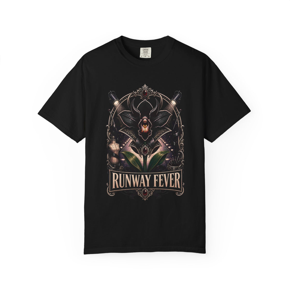 Runway Fever Devil Orchid T-Shirt Graphic