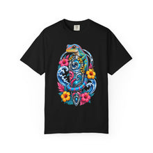 Neon Tide Gecko Totem Graphic Tee