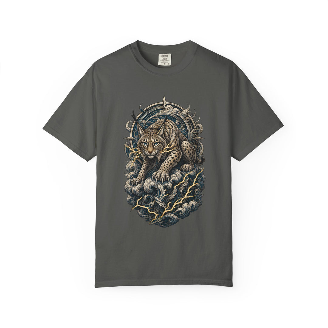 Woodcut Storm Lynx Graphic Tee