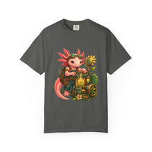 Solarpunk Axolotl Mechanic Graphic Tee