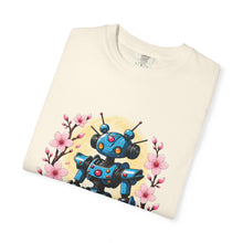 Cherry Blossom Robot Moon T-Shirt Graphic