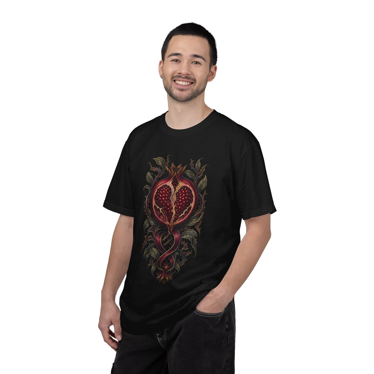 Plum Noir Pomegranate Anatomy Graphic Tee