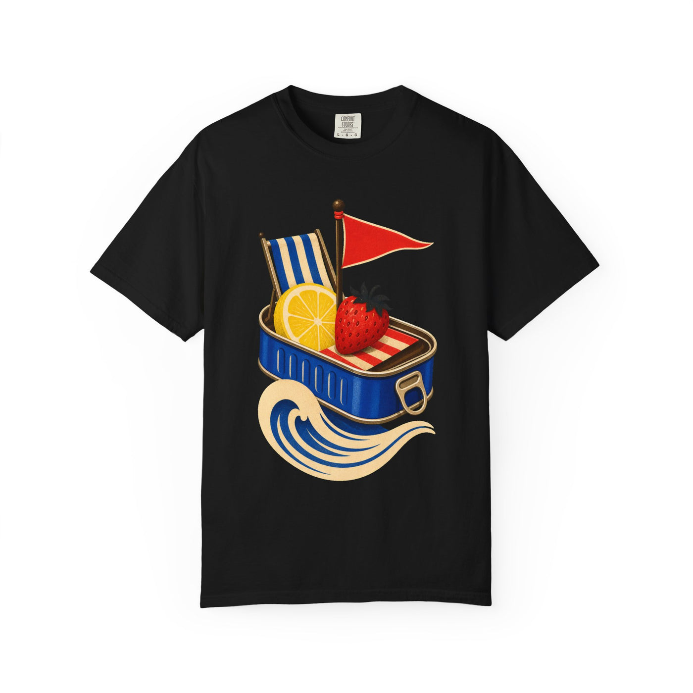 Cobalt Picnic Tin Boat Graphic Tee