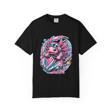 Y2K Bubblegum Axolotl Racer T-Shirt Graphic