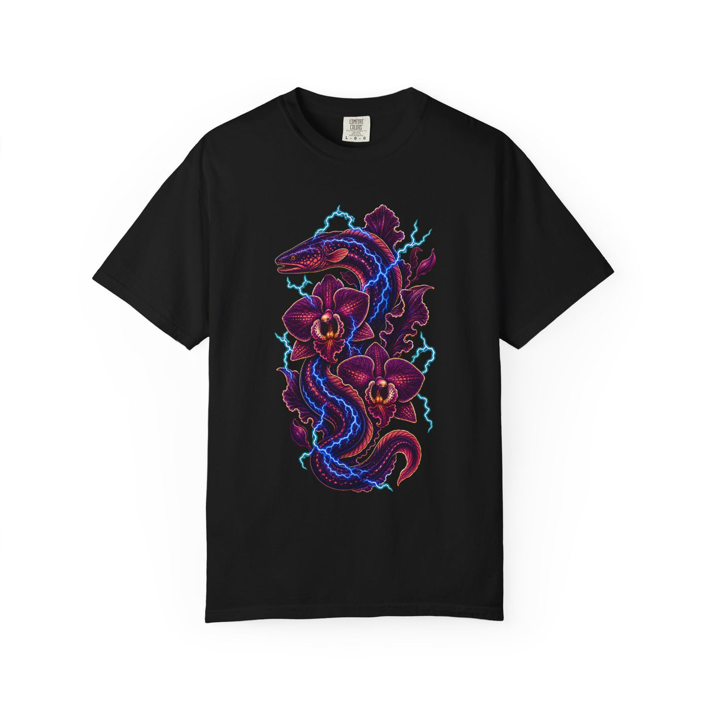 Velvet Thunder Orchid Eel Graphic Tee