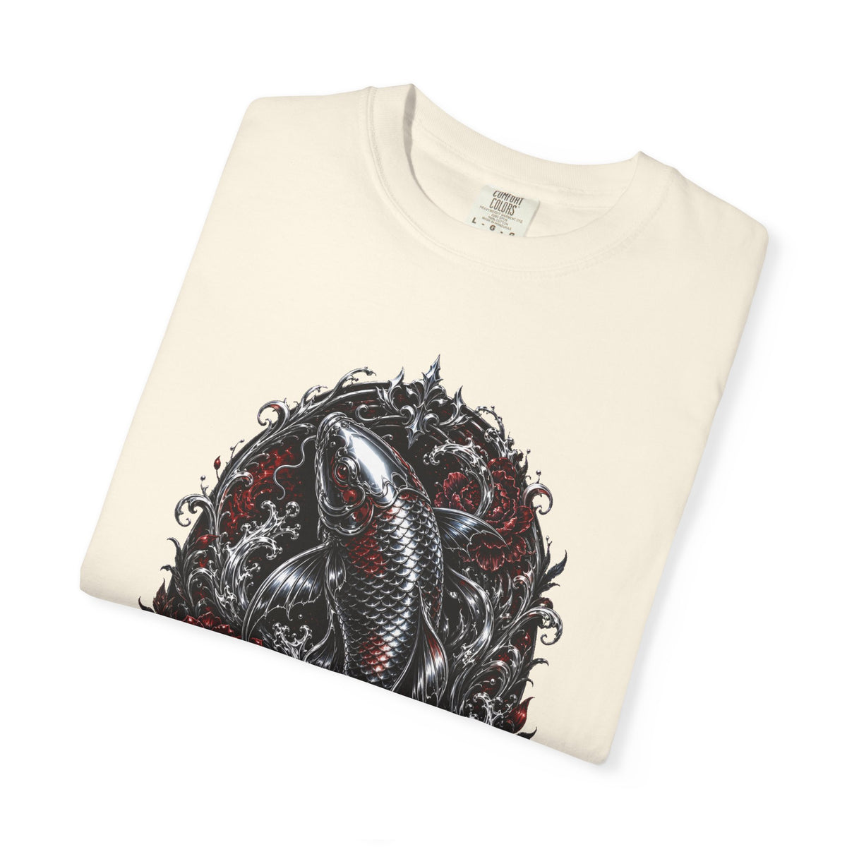 Gothic Chrome Koi Graphic Tee