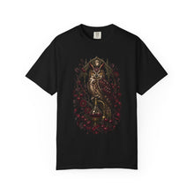 Gothic Cherry Owl Graphic Tee