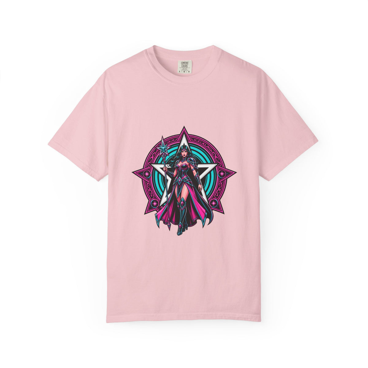 Neon Star Sorceress Crest T-Shirt Graphic