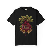 Embroidered Farmers Market Cassette Beet T-Shirt Graphic