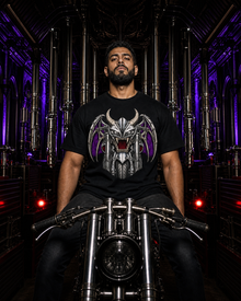 Chrome Chimera Gothic Motorcycle Graphic Tee
