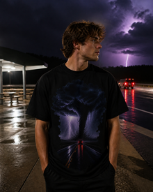Midnight Tail Lights Storm Chaser Graphic Tee
