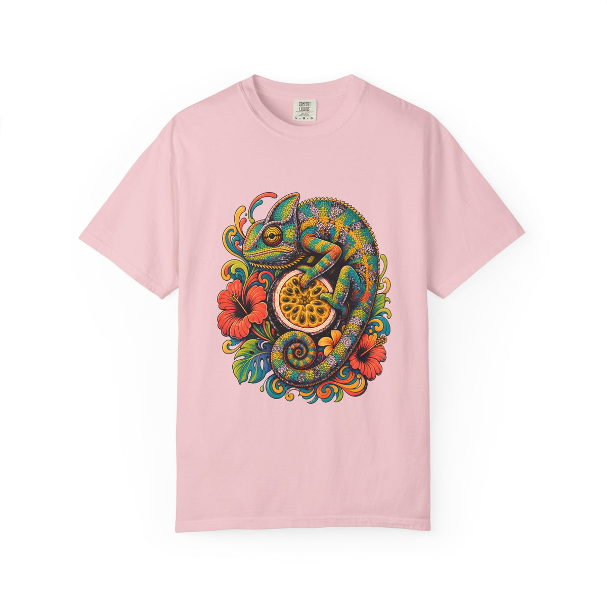 Psychedelic Passionfruit Chameleon Graphic Tee