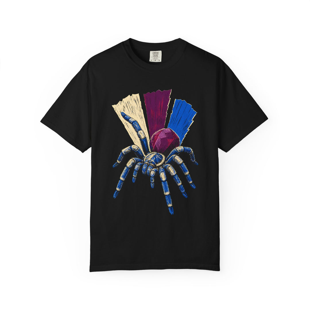 Velvet Tarantula Punk Linocut Graphic Tee