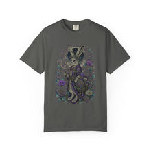 Lunar Hare Botanical Fantasy T-Shirt Graphic