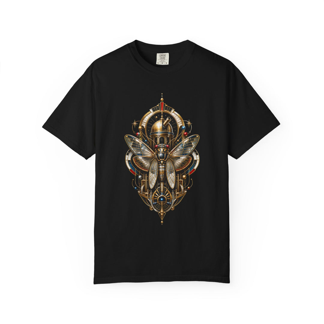Neo Deco Brass Cicada Graphic Tee