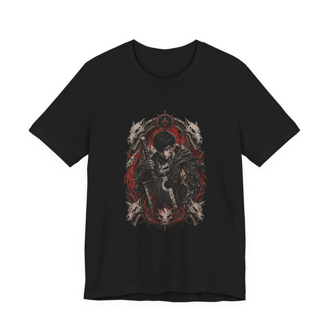 Iron Wolf Swordsman T-Shirt Graphic