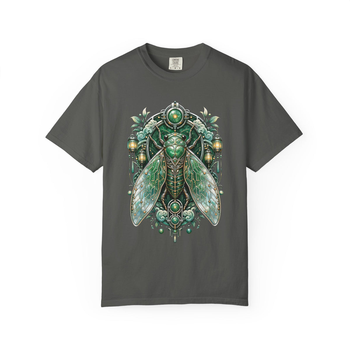 Cyber Jade Cicada Graphic Tee