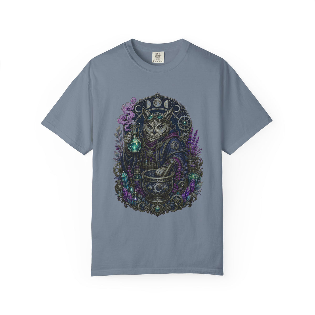 Nocturne Owl Apothecary T-Shirt Graphic