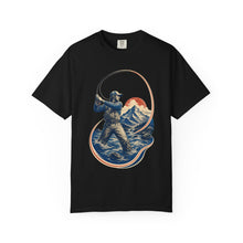 River Arc Fly Fishing Woodcut Graphic Tee