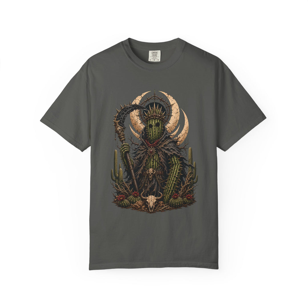 Punk Metal Cactus Reaper T-Shirt Graphic