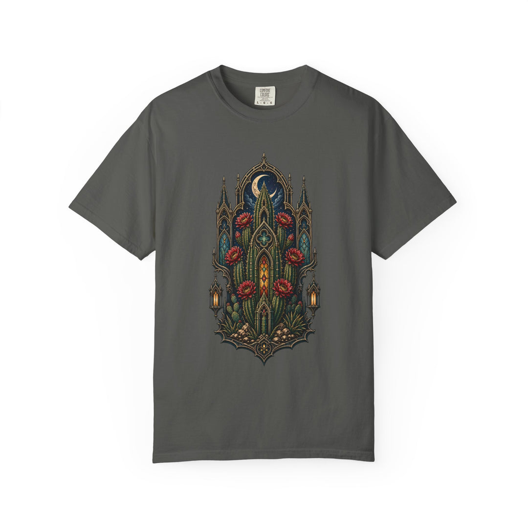 Gothic Cathedral Cactus Graphic Tee