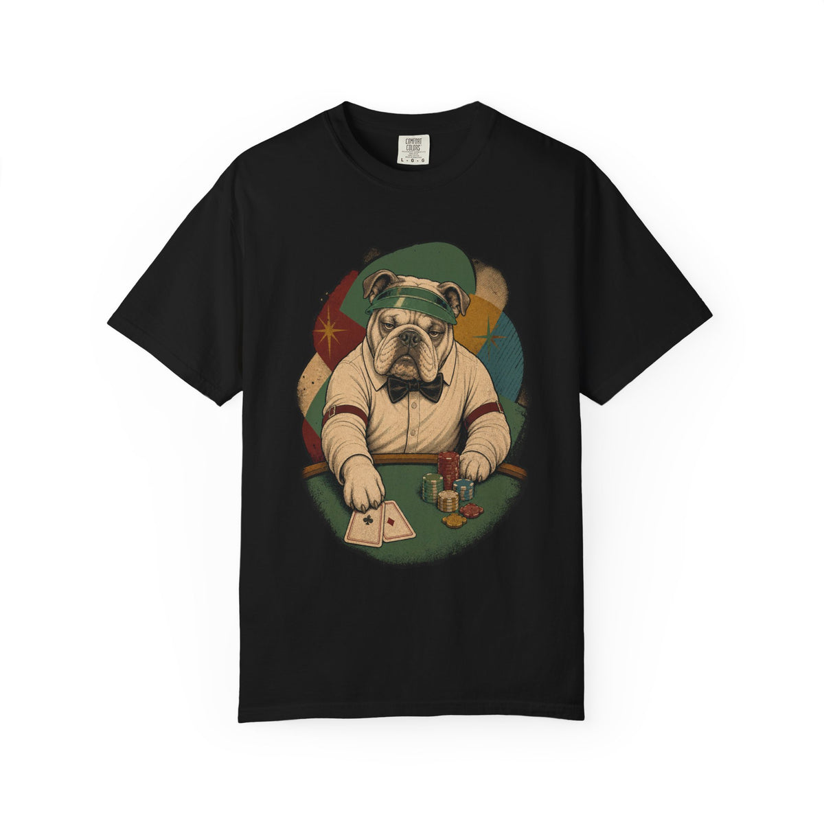 Bulldog Dealer Vintage Card-Room Graphic Tee