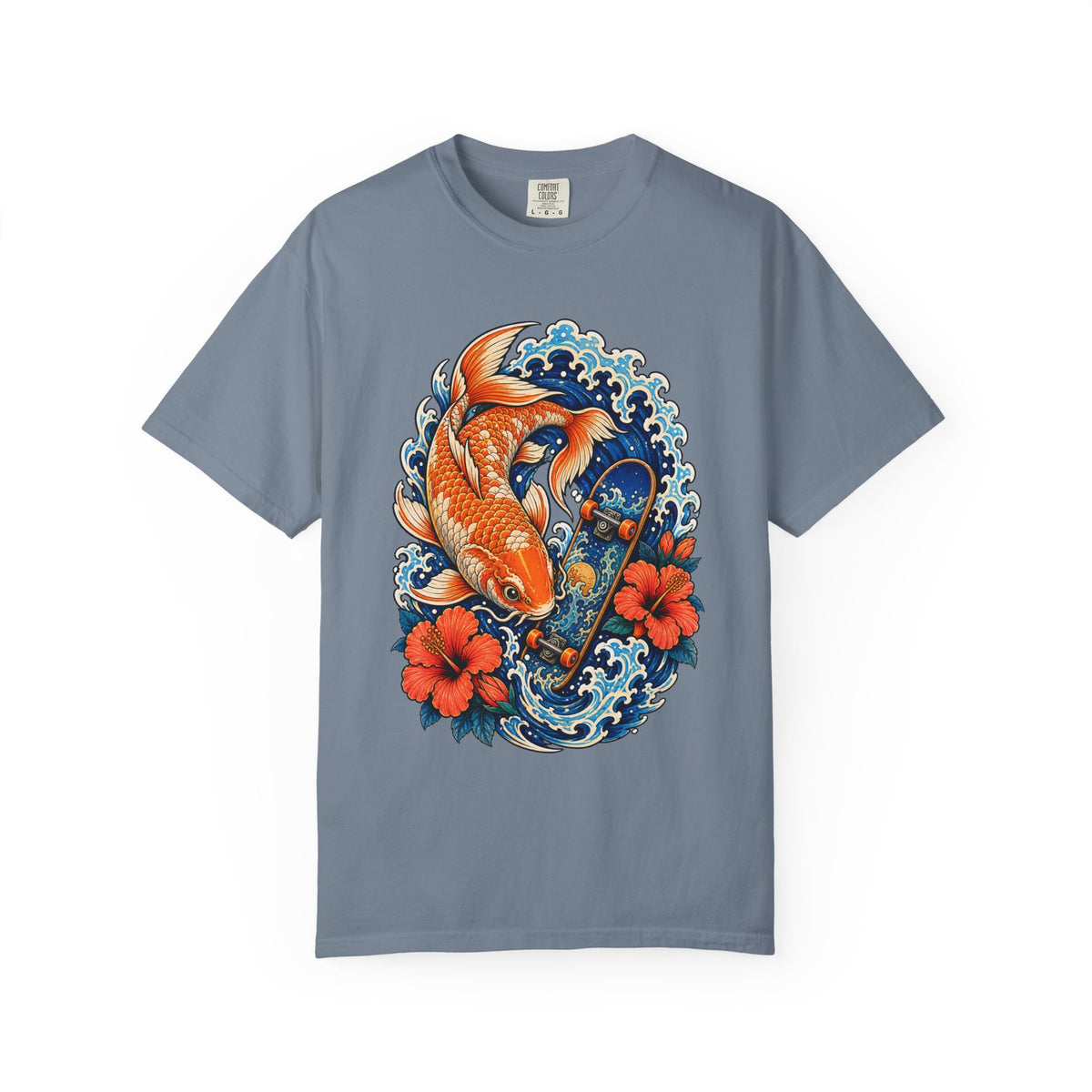 Oceanic Koi Skate Spirit T-Shirt Graphic