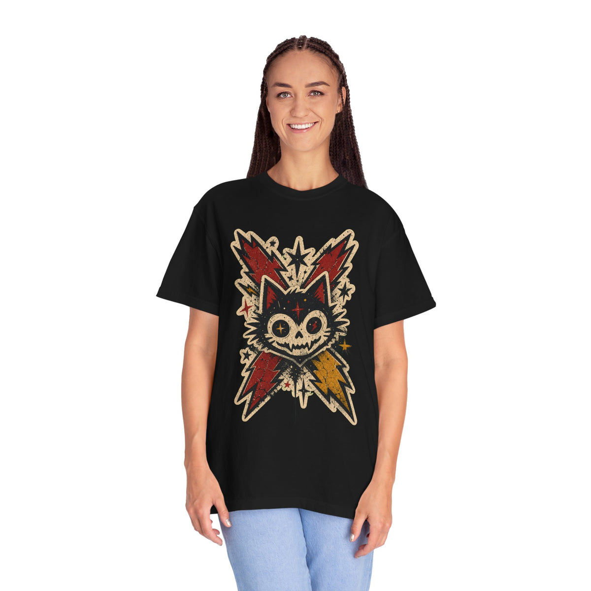 Lightning Misfit Emblem T-Shirt Graphic