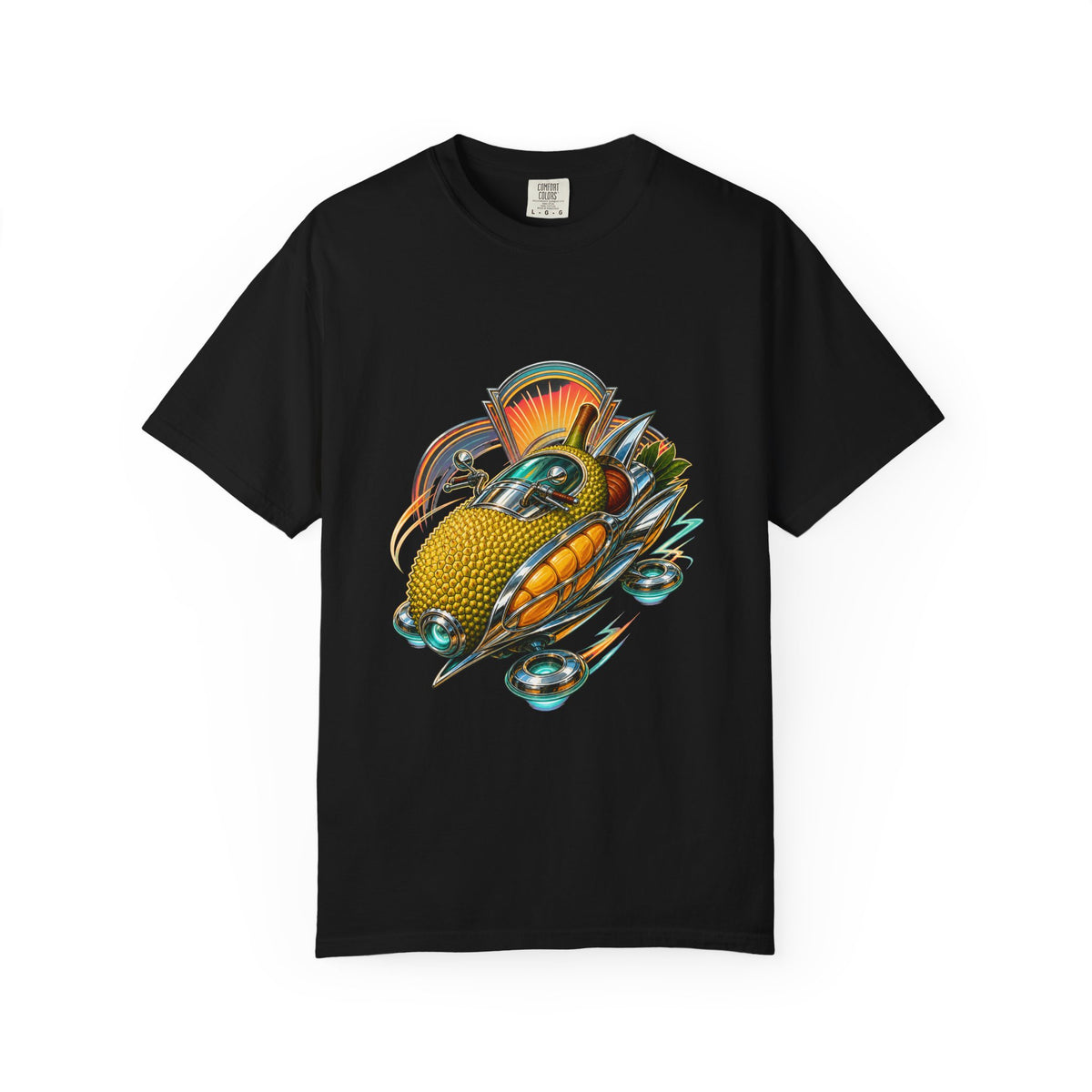Chrome Jackfruit Hoverbike T-Shirt Graphic