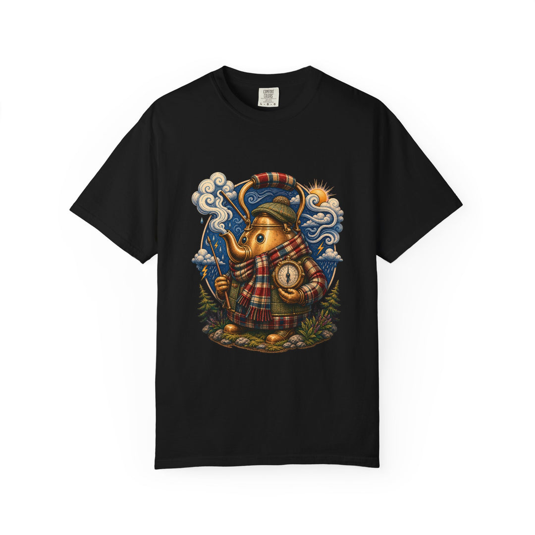 Plaid Tea Kettle Meteorologist T-Shirt Graphic