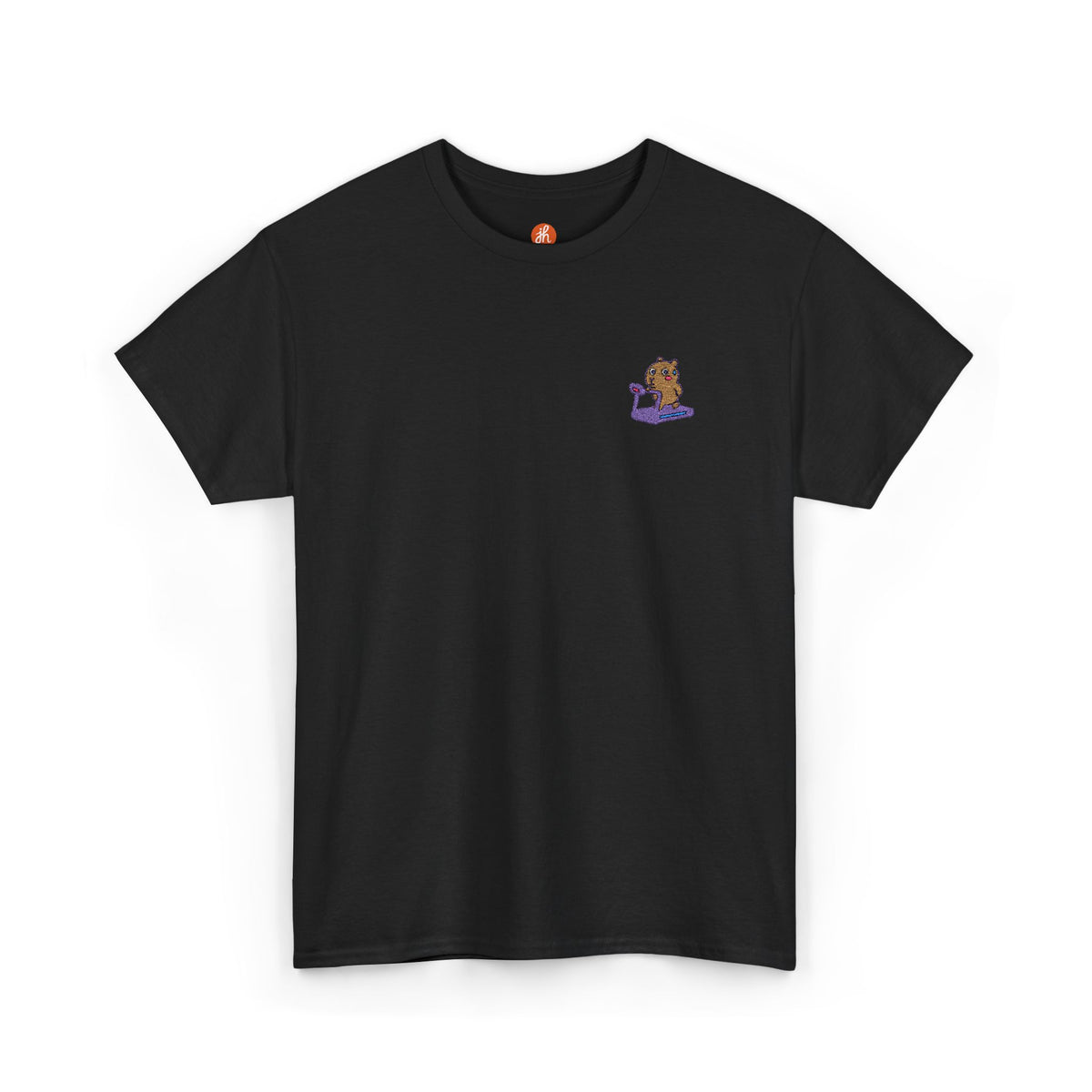Steady Pace Capybara Workout Embroidered T-Shirt