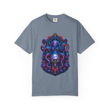 Neon Reef Octopus Shrine T-Shirt Graphic