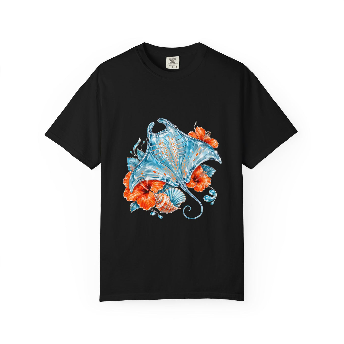Y2K Surfcore Glass Stingray T-Shirt Graphic