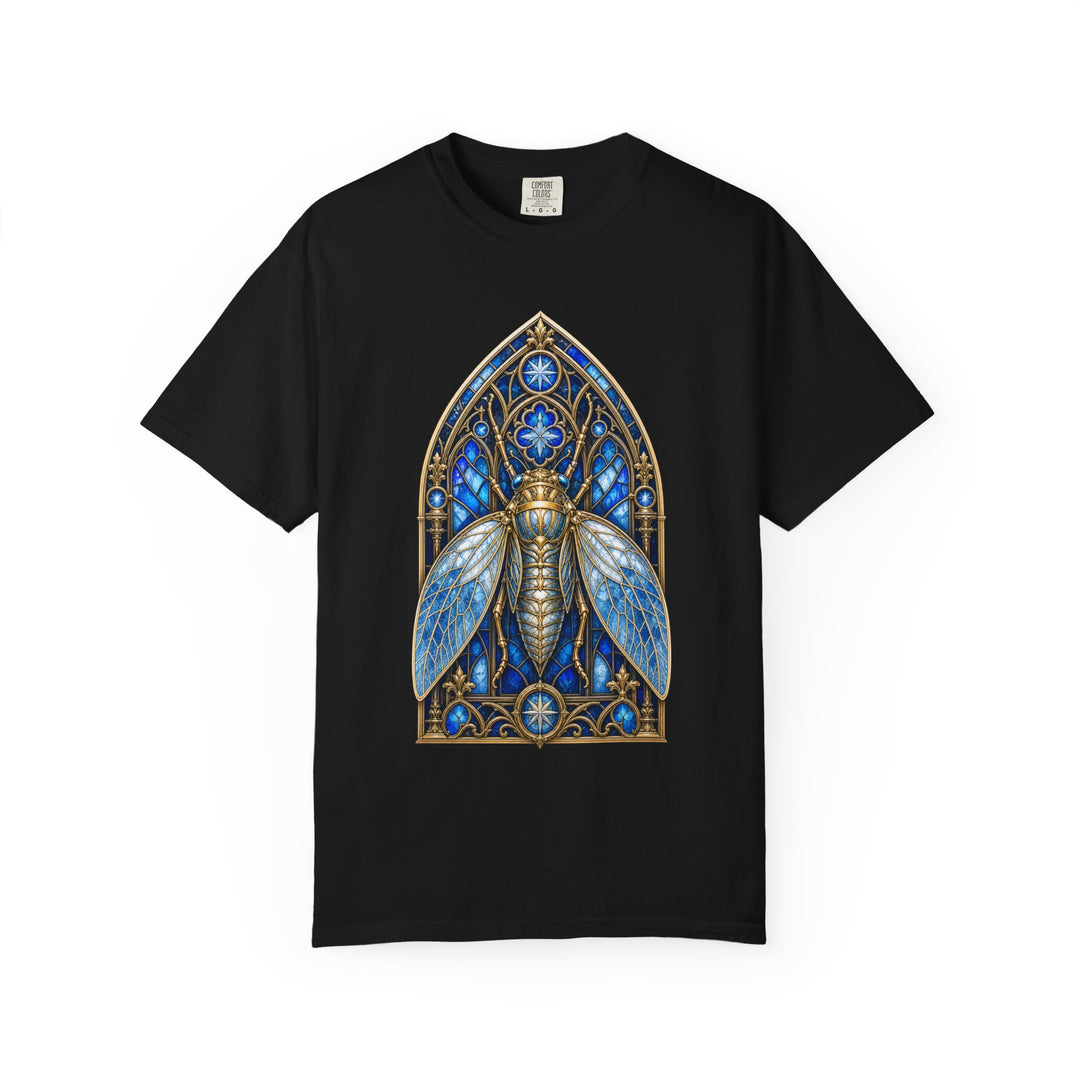 Cathedral Cicada Stained Glass Graphic Tee